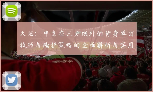 火记：申京在三分线外的背身单打技巧与掩护策略的全面解析与实用指南